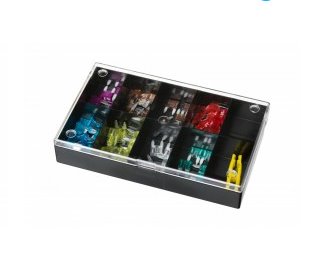 Krabička čierna- MINI nožové poistky 80 ks ELED