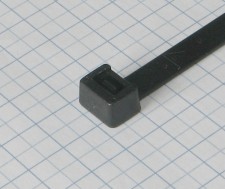 Páska viazacia 450 X 7,8mm čierna-100ks-balenie