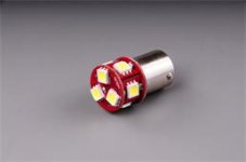 AUTOLAMP LED 6V R5W Ba15s číra 8xSMD
