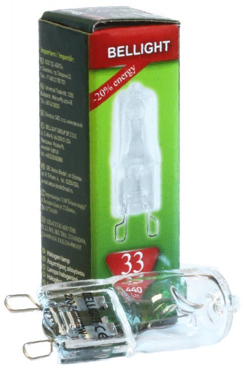 BELLIGHT Žiarovka 230V 18/20W G9