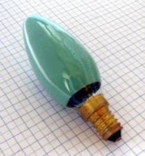 NARVA BEL Žiarovka 240V 40W E14 sviečka-zelená