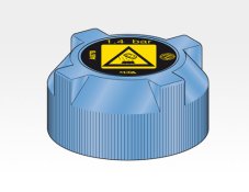 MTA Zátka tlaková modrá  FIAT 140kPa