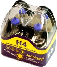 AUTOLAMP Žiarovka 12V 60/55W H4 BlueTop -sada 2ks