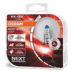 Osram Žiarovka 12V 55W H1 Night breaker Laser 150% - box 2ks