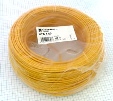 Autokábel 1,5  CYA žltý