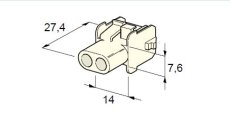 MTA Samica - obal 2-cestný - silon /12.01200/
