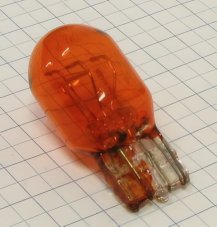 NARVA  Žiarovka 12V 21/5W W3x16q oranžová