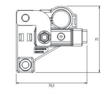 MTA Svorka bateriová CBA X73+držiak 1x megaval (cal)