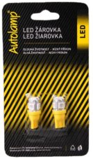 AUTOLAMP LED 12V (W5W) W2,1x9,5D oranž 5xSMD 2ks