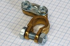 Macchi Rag. Fiorenzo Svorka batériová mosadzná mínusová-zliatina 25-50