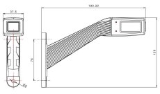 AUTOLAMP Svetlo pozičné tykadlo LED FT-145 12-24V ľavé