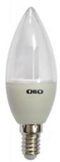 ORO LED  230V 4,5W E14 sviečka 320lm studená biela