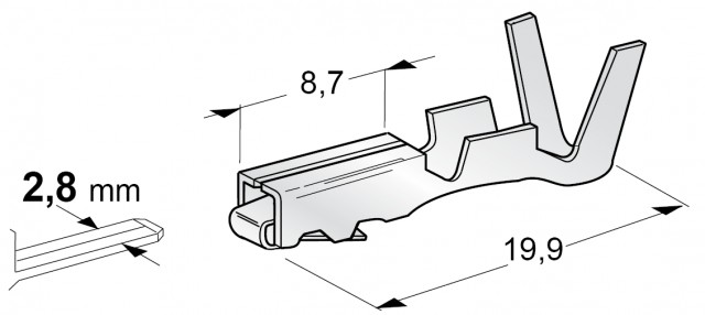 MTA Dutinka pocínovaná D 2,8mm
