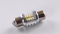 AUTOLAMP LED 12V (C5W) SV31mm číra krytá 8xLED 4014 CANBUS