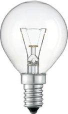 SAD'N Žiarovka 240V 25W E14 iluminačná-číra 46x75mm otrasuvzdorná