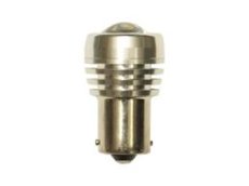 AUTOLAMP LED 12V-24V (P21W) Ba15s červená 1xSUPER SMD šošovka