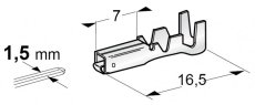 Tyco Dutinka SUPERSEAL 1,5mm - F150