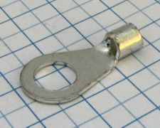 Oko medené plechové S6mm/M6