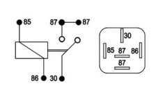 AUTOLAMP Relé 2x spínacie 24V 20A 5- kontakt