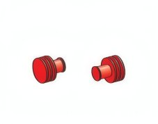 MTA Tesnenie /záslepka/ pre obal SUPERSEAL 1,5mm - červená
