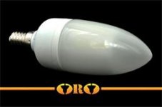 ORO LED 80 230V 4,5W E14 380lm teplá  biela sviečka