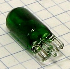 NARVA  Žiarovka 12V 5W W2,1x9,5d W5W zelená