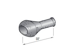 MTA Kryt gumený na skrinku - krátky- 2-cestný