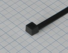 Páska viazacia 160 X 4,5mm čierna-100ks-balenbie