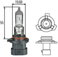 Hella Žiarovka HB4A 12V 51W P22d  - rovná pätica