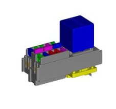MTA Modul - MINIpoistky 10ks + MAXIrelé + zaisťovač