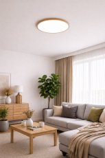 LED svietidlo 50W 185-250V svetlé drevo 3000/4000/6500K+diaľkové ovládanie