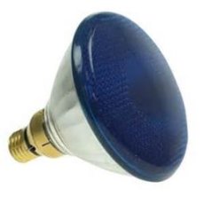 GE Žiarovka 230V 80W E27 PAR38 modrá