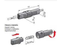 MTA Držiak valcovej poistky s konektorovými spojmi