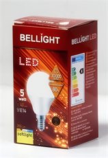 BELLIGHT LED  220-240V G45 5W E14 350lm teplá biela iluminačná