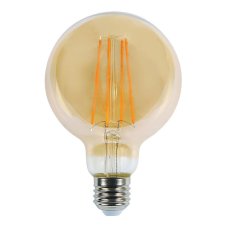 ORO LED 230V  6W E27 G125  550lm teplá biela amber