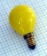 Orbitec Žiarovka 240V 25W E14 DC1654 žltá 45x70mm