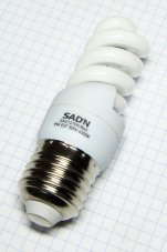 SAD'N Žiarivka kompaktná 9W E27 minišpirála 6500K