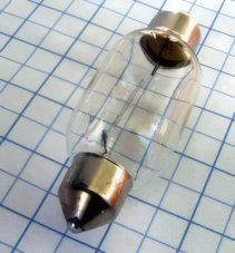 NARVA  Žiarovka 24V 18W SV8,5-43 d-15mm sufit
