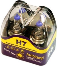 AUTOLAMP Žiarovka 12V 55W H7 BlueTop -2ks sada