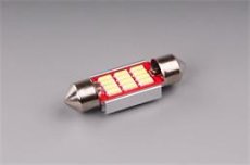 AUTOLAMP LED 12V-24V (C10W) SV8x36 číra 12xLED CANBUS