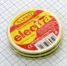 NAPRO Páska PVC 15mmx10m - žltozelená