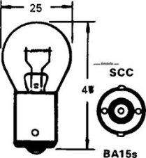 Hella Žiarovka 12V 15W BA15s