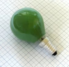 NARVA BEL Žiarovka 240V 40W E14 iluminačná-zelená 46x75mm