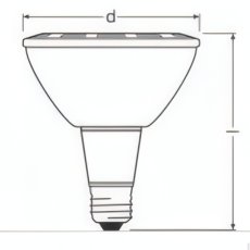 LEDVANCE LED 12,5W/827 E27 PAR38