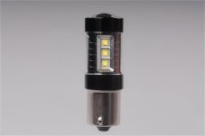 AUTOLAMP LED 12V-24V (P21W) BA15s čirá 16xLED 80W CANBUS