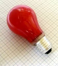 Orbitec Žiarovka 240V 25W E27 červená 60x105 mm