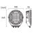 Svetlomet LED 8000lm  12-24V 18,5cm
