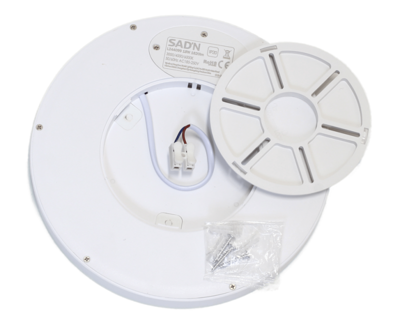 SAD'N LED svietidlo 18W 185-250V biele 3000/4000/6500K