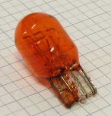 NARVA  Žiarovka 12V 21/5W W3x16q oranžová