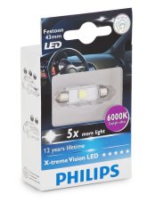 PHILIPS LED BlueVision-sufit SV10,5x43 - 1w- 6000K